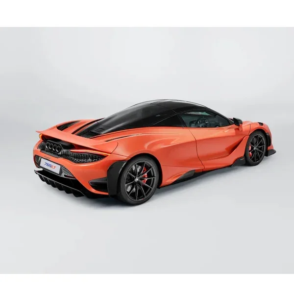 Genuine McLaren 2021-2022 McLaren 765LT Gloss Carbon Fiber Rear Side Bumper Blades