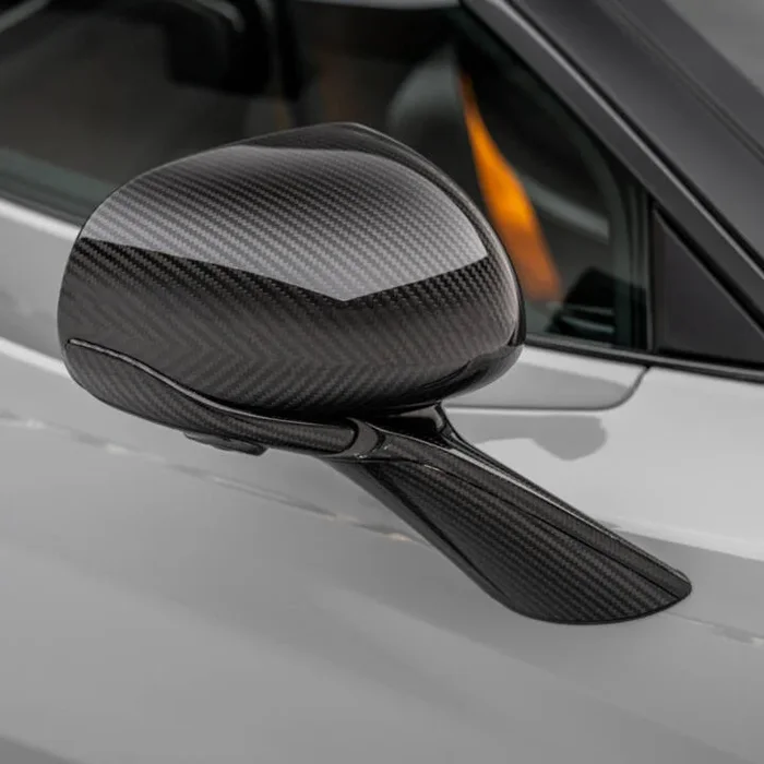 Genuine McLaren 2021-2022 McLaren 765LT Gloss Carbon Fiber Side Mirror Arms