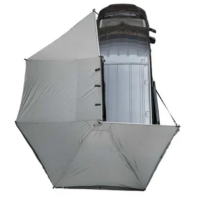 HD Nomadic 270 Degree Driver Side Awning with Bracket Kit for Mid – High Roofline Vans