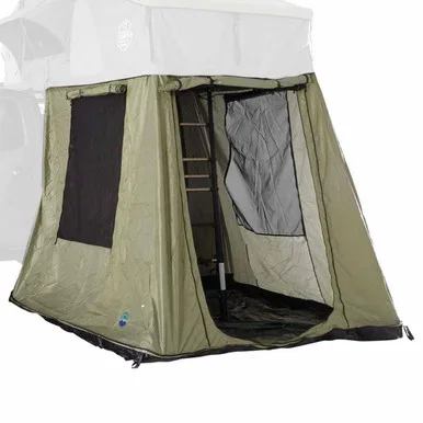 HD Nomadic 3 Roof Top Tent Annex Green Base With Black Floor & Travel Cover