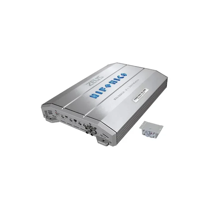 HIFONICS ZXI6002 Audio Amplifier with remote control, High(10-1200), Low(30-250)Hz, 1200W, (45 Hz), Bassboost 0-18dB