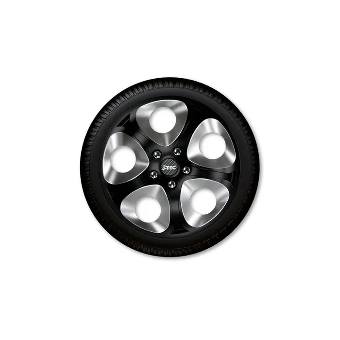 J-TEC Enfinitiy, Black Silver J13125 Wheel trims 13 Inch Black/Silver