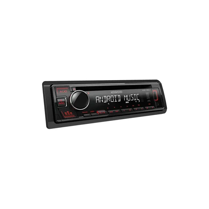 KENWOOD KDC-130UR Car stereo CD/USB/AUX, 1 DIN, Android, 14.4V, FLAC, MP3, WAV, WMA