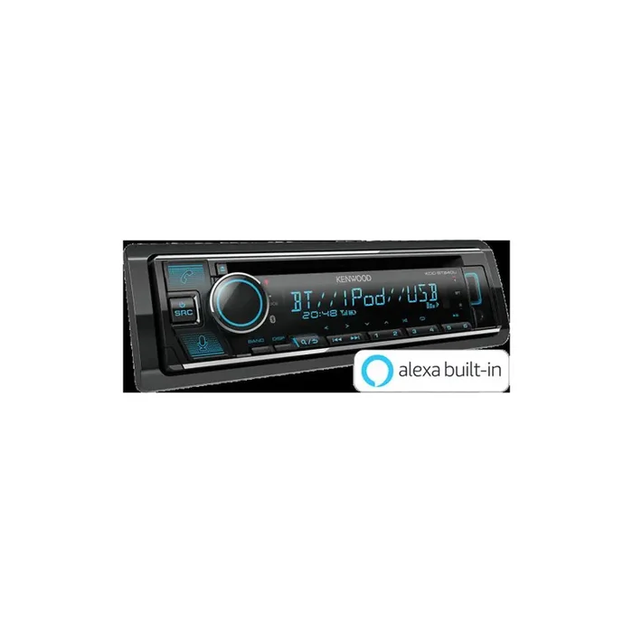 KENWOOD KDC-BT640U Car stereo Amazon Alexa ready, 1 DIN, LCD, 14.4V, AAC, FLAC, MP3, WAV, WMA
