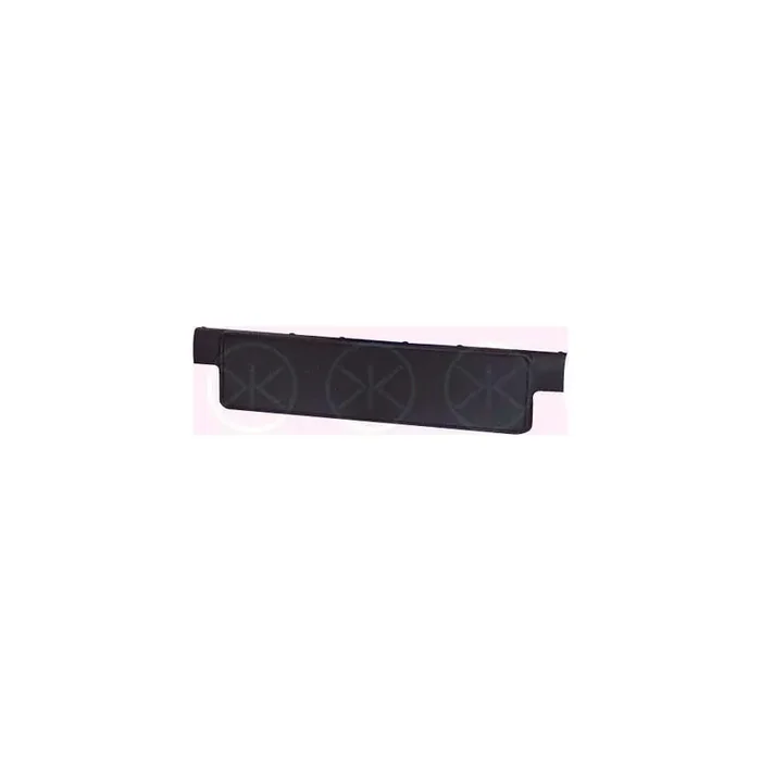 KLOKKERHOLM 9539920 Number plate holder for VW PASSAT Front, Black, frameless