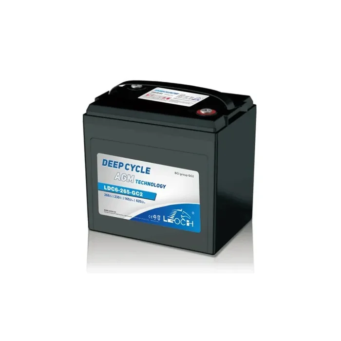 Leoch 6V 268Ah Deep Cycle AGM Battery – LDC6-265-GC2