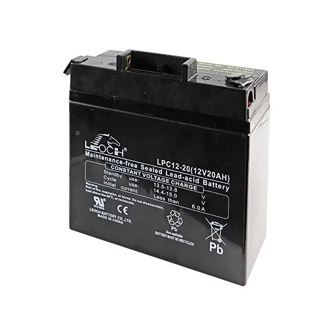 Leoch LG-A150 Tbar AGM Golf Battery 12V 20Ah