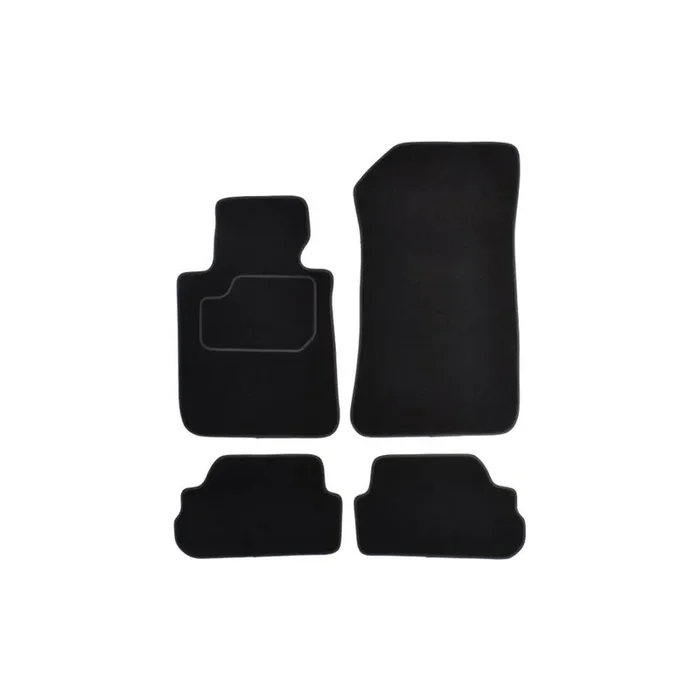 MAMMOOTH A041 BM15 PRM 01 Floor mat set for BMW 1 Convertible (E88) Textile, Front and Rear, Quantity 4, Black