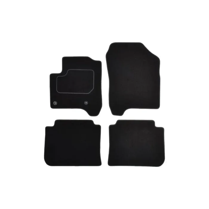 MAMMOOTH A041 CIT105 PRM 01 Floor mat set for CITROテ起 C3 Picasso Textile, Front and Rear, Quantity 4, Black