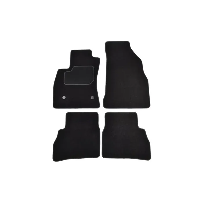MAMMOOTH A041 FIA110 PRM 01 Floor mat set for FIAT DOBLO Textile, Front and Rear, Quantity 4, Black