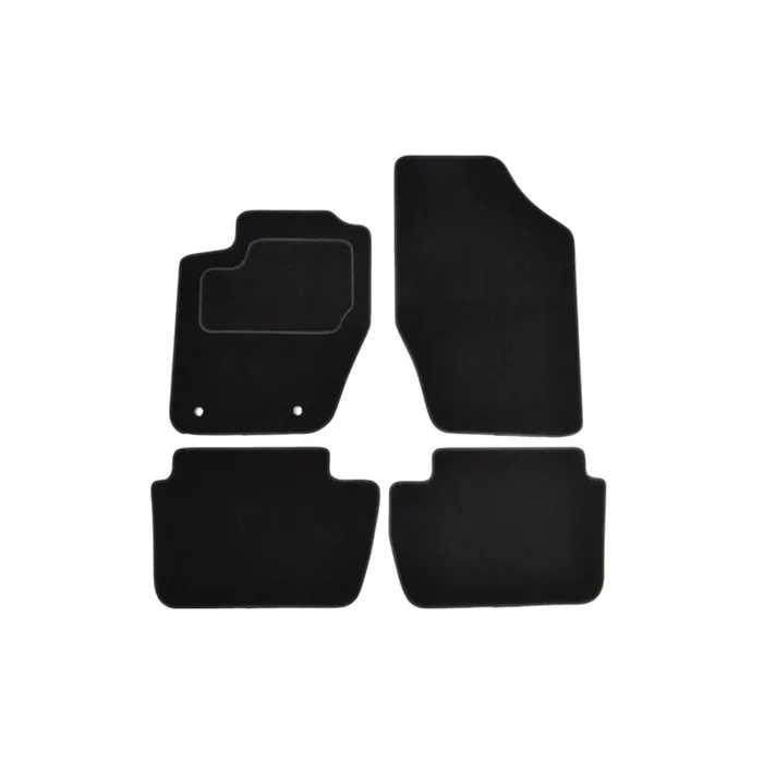 MAMMOOTH A041 PGT135 PRM 01 Floor mat set for PEUGEOT 307 Hatchback (3A/C) Textile, Front and Rear, Quantity 4, Black