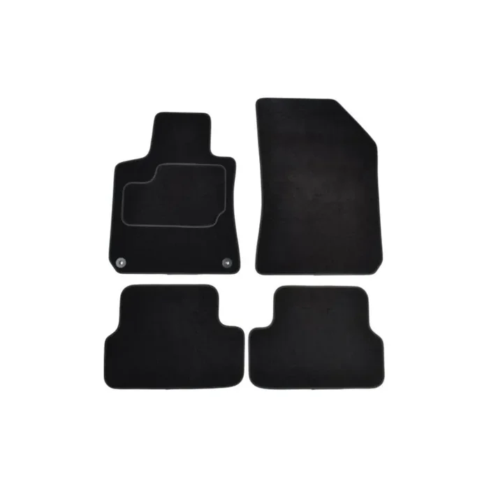 MAMMOOTH A041 PGT160 PRM 01 Floor mat set for PEUGEOT 308 II Hatchback Textile, Front and Rear, Quantity 4, Black