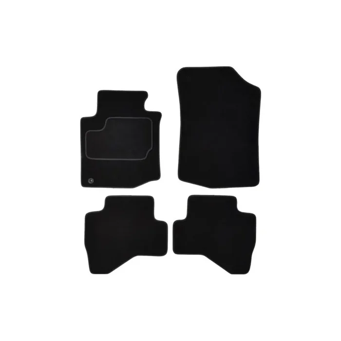 MAMMOOTH A041 PGT20 PRM 01 Floor mat set for PEUGEOT 107 Hatchback (PM, PN) Textile, Front and Rear, Quantity 4, Black