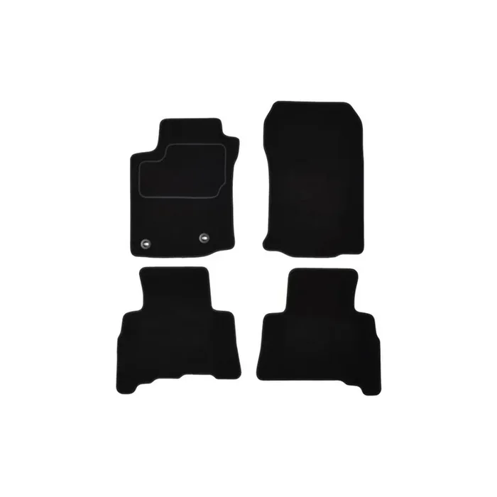 MAMMOOTH A041 TOY242 PRM 01 Floor mat set for TOYOTA Land Cruiser Prado 150 (J150) Textile, Front and Rear, Quantity 4, Black