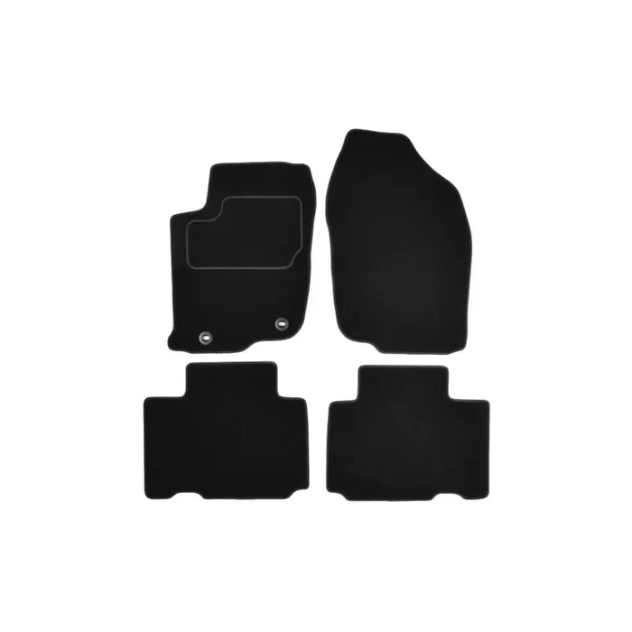 MAMMOOTH A041 TOY336 PRM 01 Floor mat set for TOYOTA RAV4 IV Off-Road (XA40) Textile, Front and Rear, Quantity 4, Black