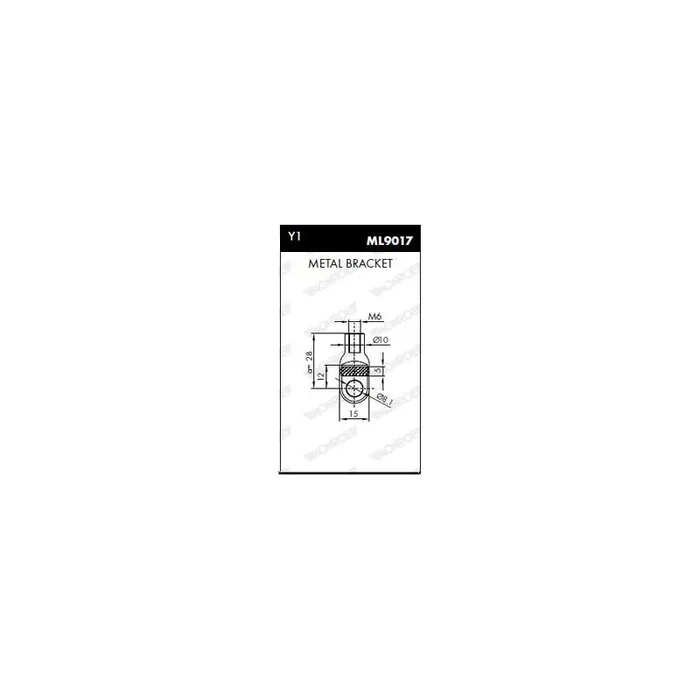 Monroe Ml5535 Gas Spring, Rear Windscreen for BMW 5 Touring (E39)