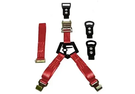 N-FAB BM1TSRD Bed Mounted Rapid Tire Strap, Textured Black