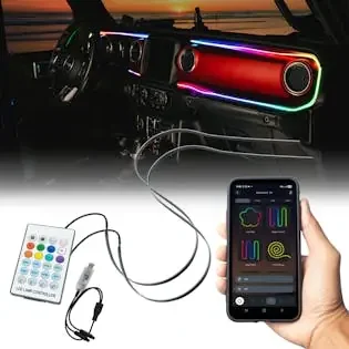 NEW! Oracle Lighting 4236-332 2018-2023 Jeep Wrangler JL/Gladiator JT Dynamic ColorSHIFT LED Dash Board Kit