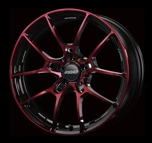 Rays Volk Racing Bordeaux Red Clear G025 DB/C 5×114.3 20×11 +15 Wheel