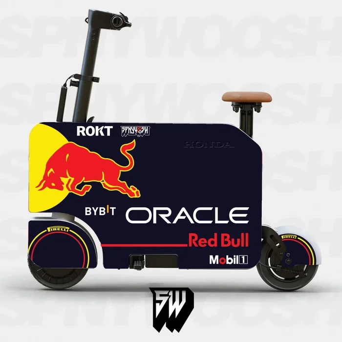 Red Bull – Honda Motocompacto Vinyl Graphic Skin