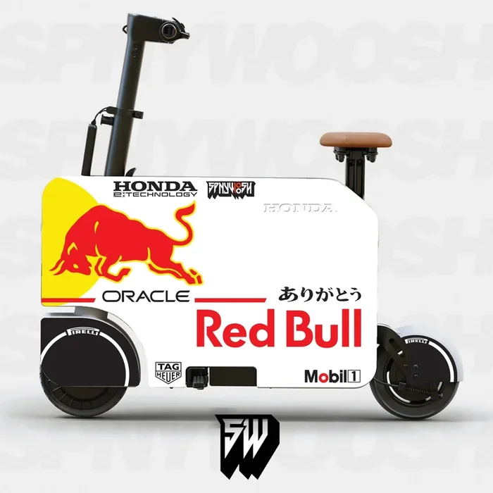 Red Bull Turkish F1 – Honda Motocompacto Vinyl Graphic Skin