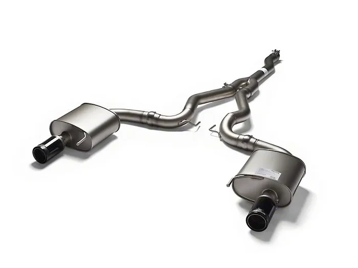 Remus 2015-2021 Ford Mustang EcoBoost Race Cat-Back Exhaust with Black Chrome Tips