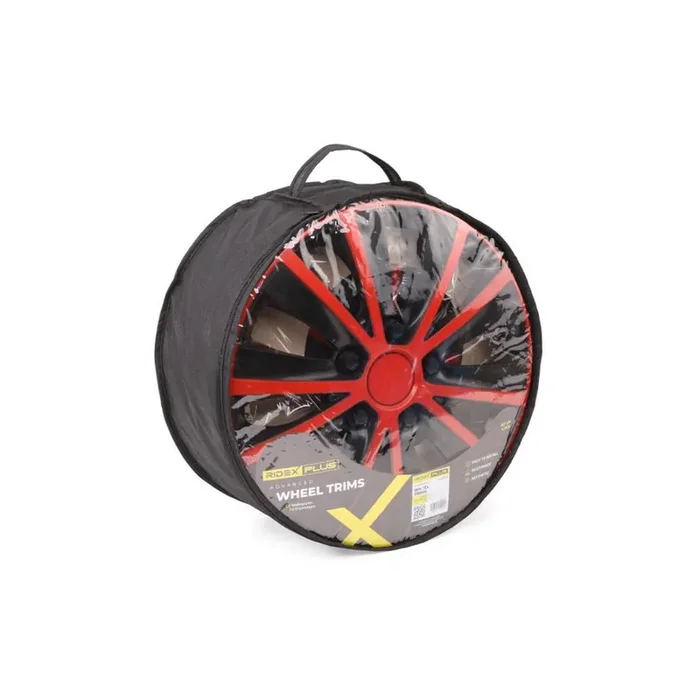 RIDEX PLUS 100009A0012P Wheel trims 14 Inch Black, Red