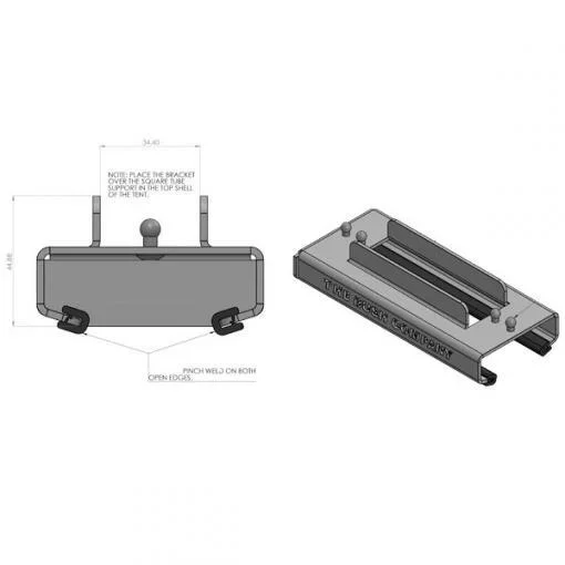 Sirocco 12V Fan Bracket