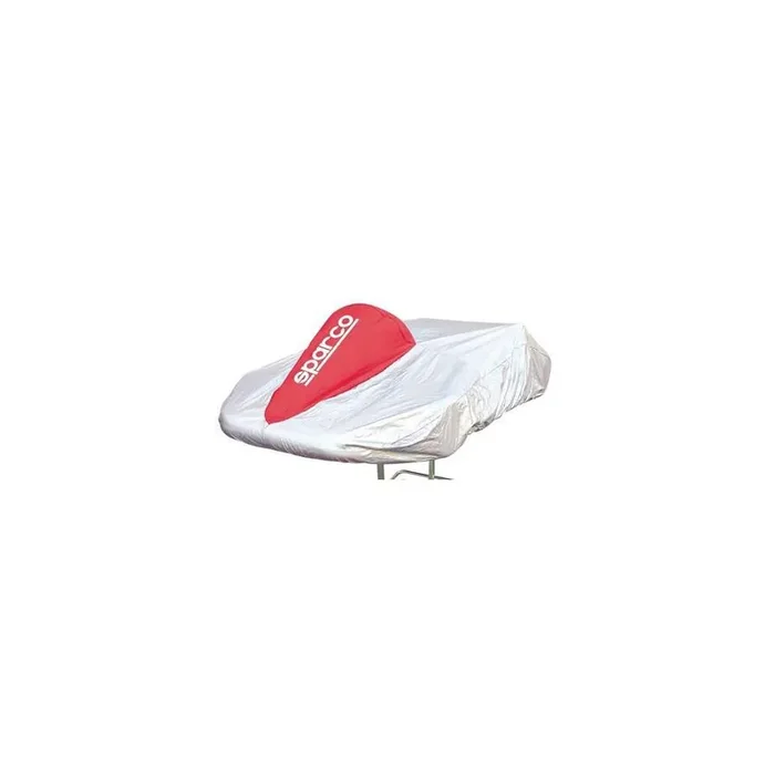 Sparco 02712R Car Cover (Red/Silver)