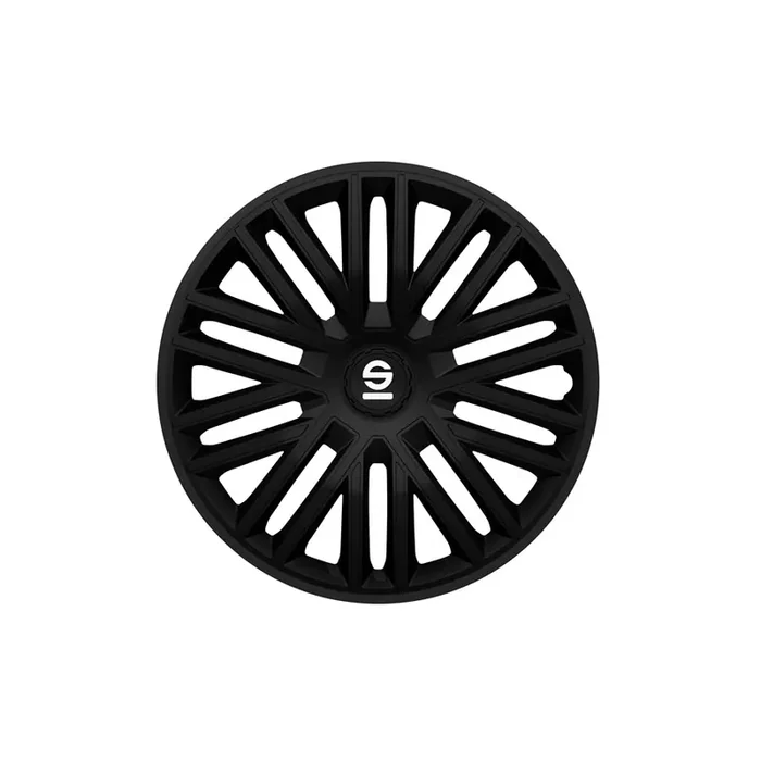 Sparco Bergamo SPC1485BK Wheel Trims 14 Inch (Black)