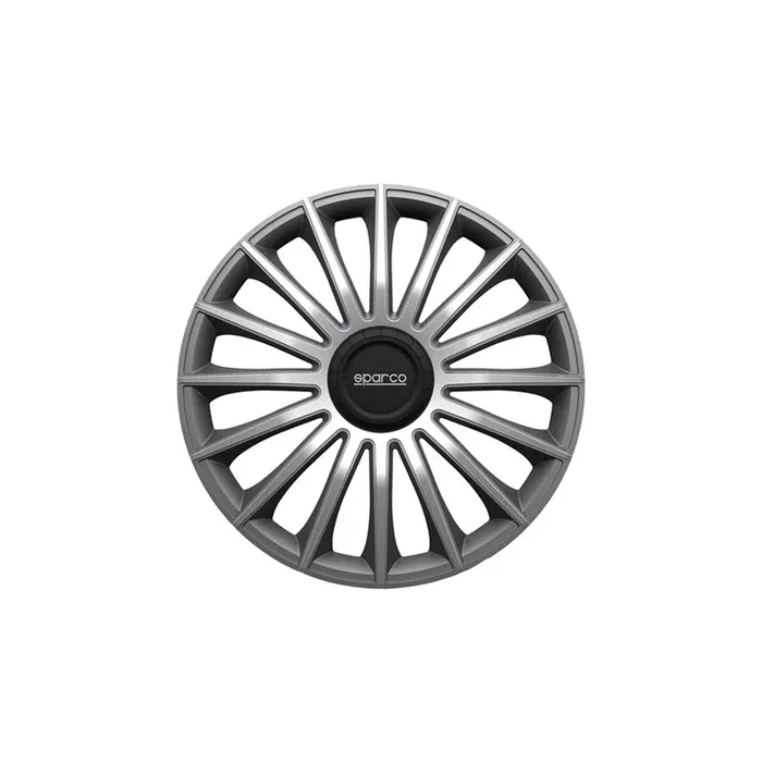 Sparco Treviso SPC1793GRSV Wheel Trims 17 Inch Grey/silver