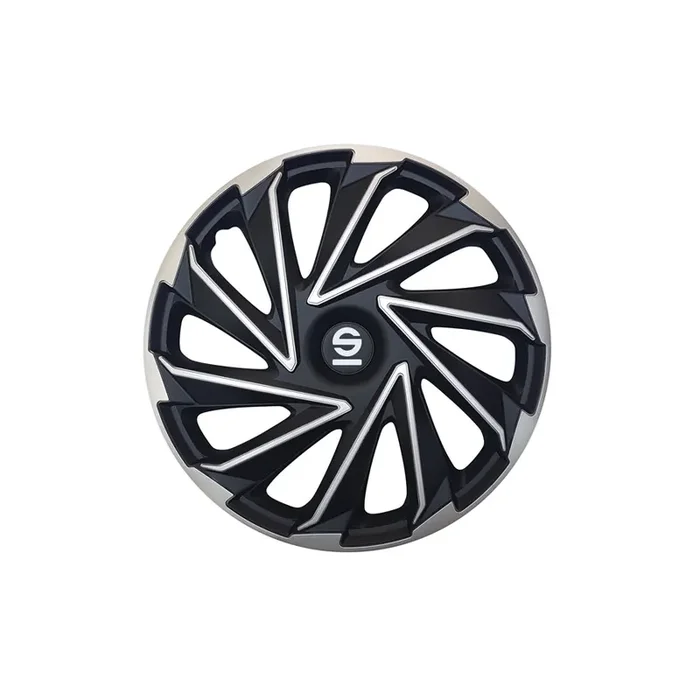 Sparco Verese SPC1580SVBK Wheel Trims 15 Inch Black, Silver
