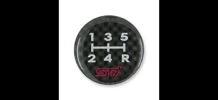 STI SHIFT PATTERN EMBLEM 5MT For LEGACY B4 (BL) STSG13100810