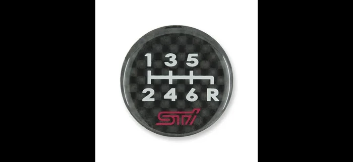 STI SHIFT PATTERN EMBLEM 6MT For LEGACY B4 (BM) STSG13100830