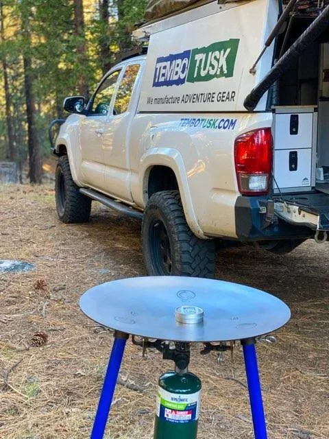 THE “NAKED” TEMBOTUSK ADJUSTABLE LEG SKOTTLE GRILL KIT