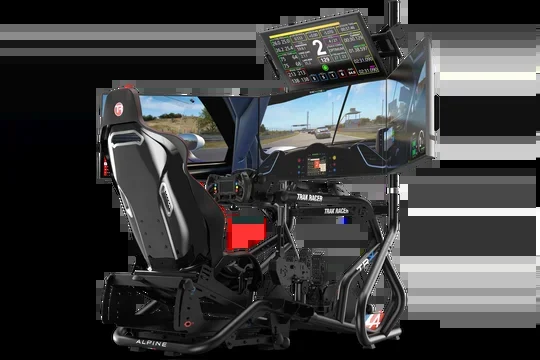 Trak Racer Large Freestanding Quad Monitor Stand – Up To 45″ Displays
