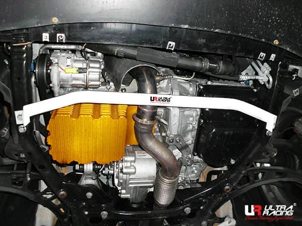 Ultra Racing Mini Country Man R60 1.6T 4WD 10-16 UltraRacing 2-Point Front Lower Tiebar (2937) URTW-LA2-2937