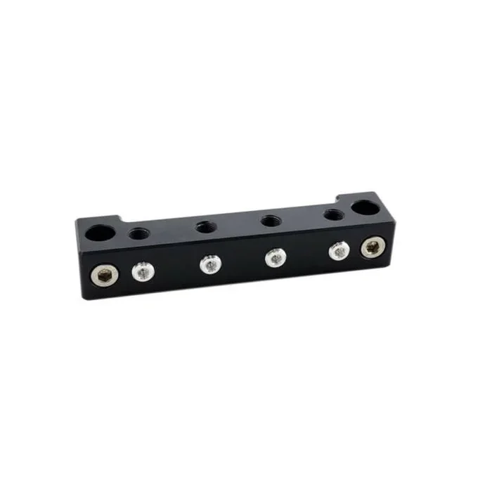UPR Products 1/8 NPT Sensor Distribution Block Aluminum Black