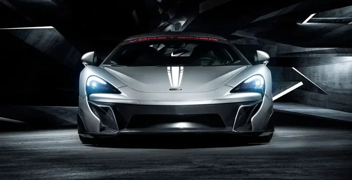 Vorsteiner 2016-2019 Mclaren 570S VX Aero Front Bumper w/ Front Splitter Gloss 2×2 Carbon Fiber