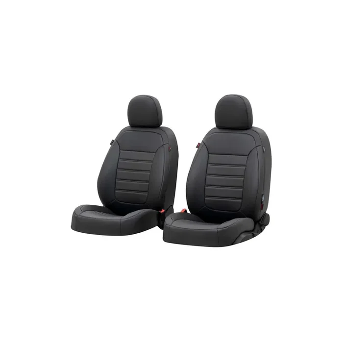 WALSER Robusto 38376 Car seat cover Black, Polyester, Front