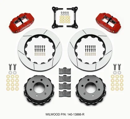 Wilwood 2017-2019 Ford F150 Front and Rear Big Brake Kit – Red