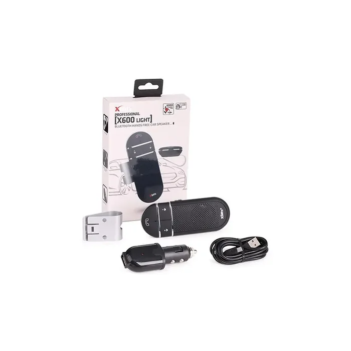 XBLITZ X600 Light Hands free car kit 600 mAh 16 hours Bluetooth Yes