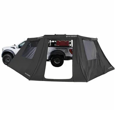 XD Nomadic 180 LTE Awning Walls – Black Fabric and Trim – Universal