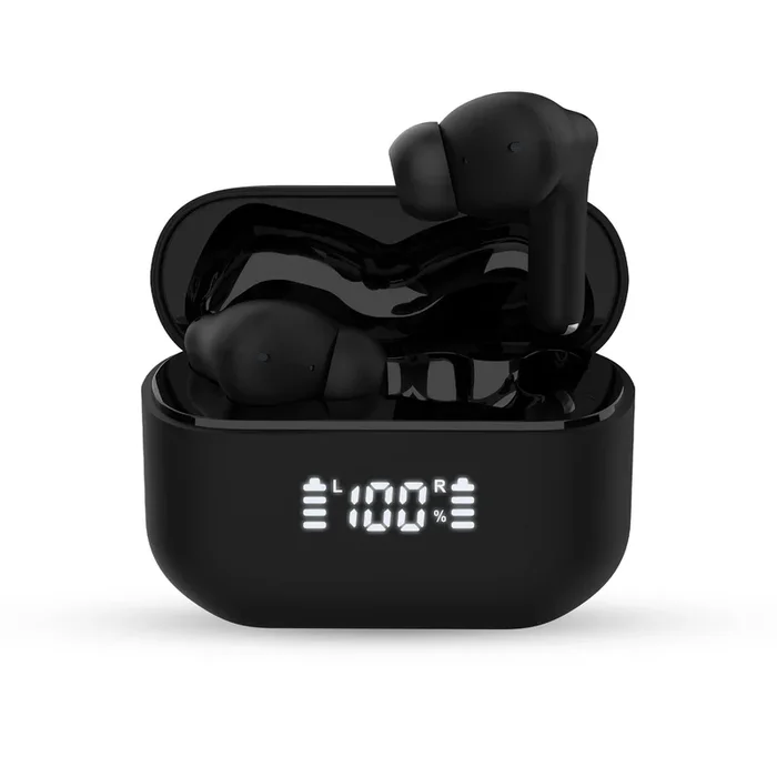 Xpods ANC Active Noise Cancelling True Wireless Earbuds with Wireless Charging Case | Black